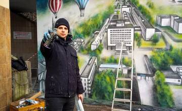 Žilinčan Denis premenil vstup do nemocnice na umenie: Inšpiráciou mi bola aj architektúra socializmu