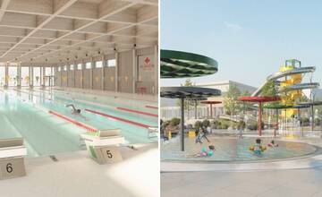FOTO: Žilinskú plaváreň zmodernizujú, pribudnúť by mal nový bazén, tobogany či wellness zóna