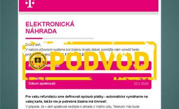 Pozor na falošné faktúry od Telekomu. Sú takmer na nerozoznanie od tých pravých