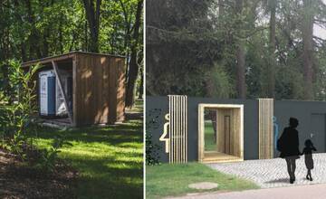FOTO: V Bôrickom parku stavajú nové záchody za 88-tisíc eur. Nahradia TOI-TOI búdku