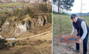 Tip na výlet: Pri Martine nájdete miesto s krásnym výhľadom a maľovanou hojdačkou