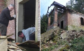 FOTO: Jediná hrobka na Kysuciach odhaľuje svoje tajomstvá. Začala sa jej záchrana