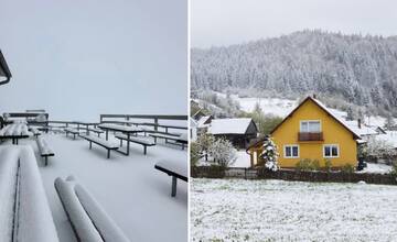 FOTO: Koncom apríla pripomína okolie Žiliny zimné kráľovstvo. Cez víkend sa má vrátiť leto