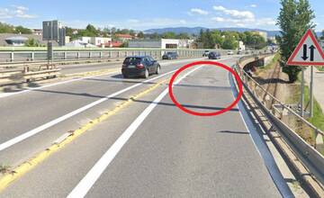 Výstraha pre motoristov v Žiline! Na Estakáde sa vytvoril nebezpečný výtlk, hrozí poškodenie auta