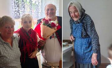 Pani Mária zo Zázrivej oslávila okrúhlych 100 rokov. Zablahoželať jej prišiel starosta obce