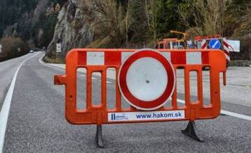 Sanácia cesty pod Strečnom začne 5. augusta. Pozrite si termíny čiastočných a úplných uzáver