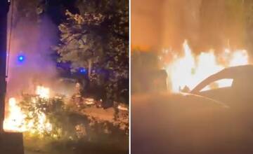 VIDEO: Na Solinkách horeli kontajnery, požiar sa rozšíril na porast. Ľudia sa boja pri nich parkovať