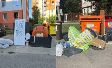 Nábytok a stavebný odpad pri košoch, tráva zo záhrad v triedenom zbere. Aké riešenie má mesto?