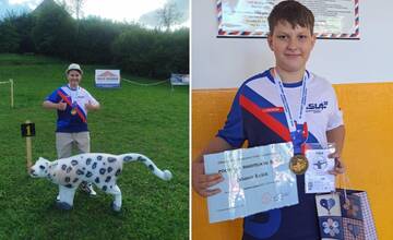 FOTO: Ľubko z Kysúc je majstrom sveta v 3D lukostreľbe. V škole nemusí čakať v rade na obedy