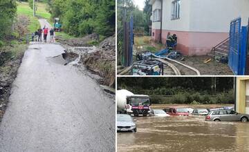 VIDEO a FOTO: Potopa na Kysuciach poškodila cesty, autá aj domy. Katolícka charita založila zbierku
