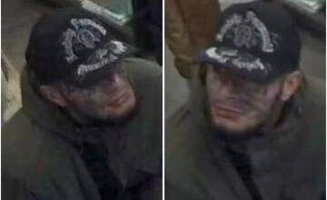 Poznáte muža s potetovanou tvárou? Hľadá ho žilinská polícia v súvislosti s trestným činom