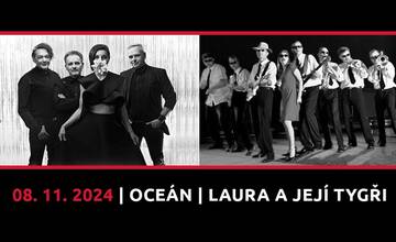 Spoločný koncert českých hudobných legiend Oceán a Laura a její tygři v Žiline!