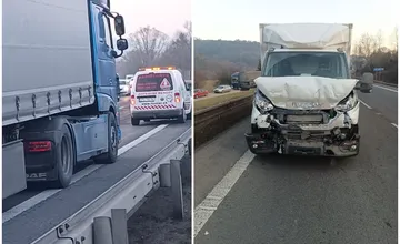 Na hlavnom ťahu na Kysuce sa zrazil kamión s dodávkou, rátajte s kolónami (FOTO)