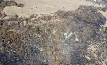 VIDEO: Na Kysuciach horelo 150 árov trávy, požiar sa rozšíril na les. Zasahovalo 26 hasičov