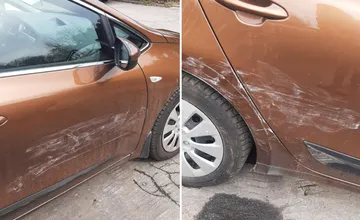 Parkujúce auto v Martine výrazne poškodil neznámy vodič, po nehode ušiel
