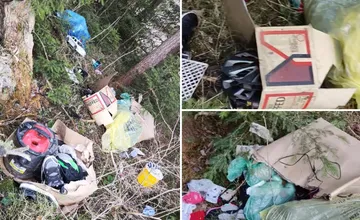 Hračky, oblečenie aj prístroje: Do chránenej oblasti na Orave niekto vyviezol kopu odpadu