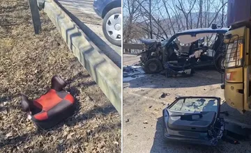 VIDEO: Žilinská polícia uverejnila dokumentáciu vážnej nehody, kde sa zranilo dievčatko aj matka