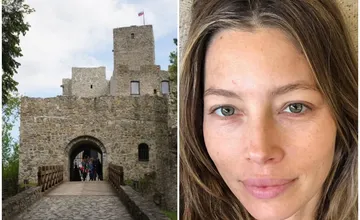 Ďalšia slávna hviezda je v Žiline! Jessica Biel navštívila po natáčaní Hrad Strečno