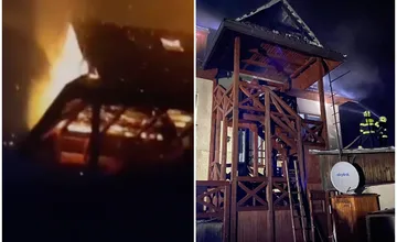 FOTO: Požiar na Orave poničil dvojbytový dom. Škody sú 50-tisíc eur, vznikla zbierka