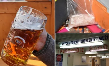 Zákazník žilinskej pivárne sa predávkoval pervitínom, skončil na psychiatrii