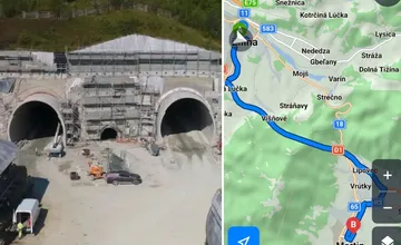 Otvorili tunel Višňové? Navigácia posiela šoférov cez rozostavanú diaľnicu, koľko má trvať cesta?