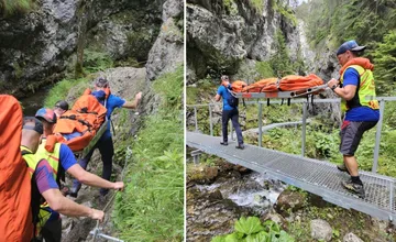 K zranenej českej turistke do liptovskej doliny mierili horskí záchranári z dvoch stredísk