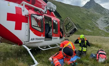 Poliak akoby zázrakom prežil 100-metrový pád v liptovských horách. Má zranenú hlavu