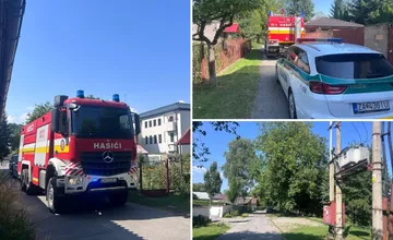 FOTO: V Žiline horí trafostanica. Časť mesta je bez elektriny