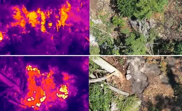 VIDEO: Rozsiahly požiar chráneného lesa na Liptove trvá tretí deň. Hasiči už lokalizovali ohnisko