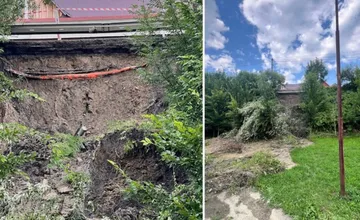 Na ceste prvej triedy na Orave začne sanácia svahu. Odtrhlo ho po silných búrkach