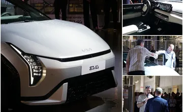 FOTO: Kia spúšťa v závode pri Žiline výrobu plne elektrických vozidiel. Prvé auto pokrstil aj Jaromír Jágr