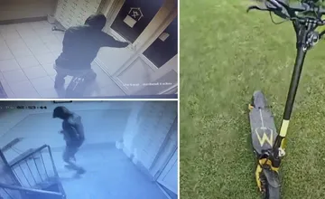 VIDEO: Zlodej prenikol do vchodu na Orave, ukradol drahú elektrokolobežku. Majiteľ ponúka odmenu