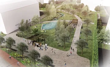 Uprostred Soliniek vyrastie zelené námestie s umeleckým brodiskom. Kedy má začať výstavba?