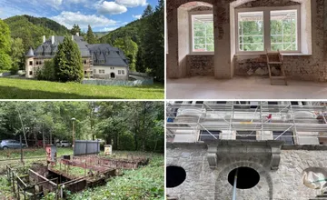 FOTO: Na Zámku Kunerad sa v lete pilne pracovalo. Majiteľov čakali aj nepríjemné prekvapenia