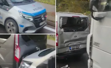 VIDEO: Hromadná nehoda na vjazde do Žiliny: Cestu blokujú dve nákladné a dve osobné autá