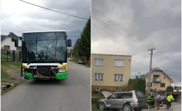 V žilinskej mestskej časti Trnové sa zrazil autobus s autom. Hlásené je aj zranenie