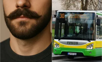 Na žilinských trolejbusoch sa objavili fúzy. Súvisia s mužským zdravím, aký vplyv naň má jazda v MHD?