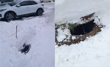 Na zasneženom chodníku číha nebezpečná nástraha, ublížila si tam seniorka