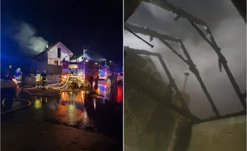 FOTO: Vo Višňovom horeli dva rodinné domy dva dni po sebe. Pre jednu z rodín vznikla zbierka