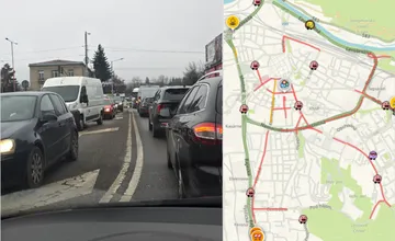 V Žiline opäť kolabuje doprava, nákupné centrá a obchody sa plnia
