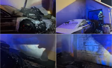 VIDEO: Nepomohol ani prvý sneh. Na Orave v noci horela fasáda domu aj automobil