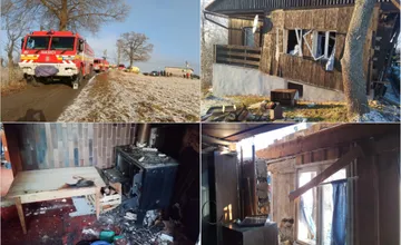 VIDEO: Kysučan s popáleninami hasil po výbuchu dom. Oheň mu spôsobil škody za 10-tisíc eur