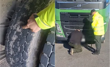 VIDEO: Riskoval mnohé životy! Poľský kamionista jazdil po zimných oravských cestách prakticky bez dezénu