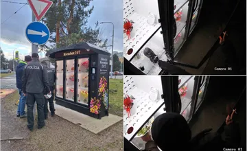 VIDEO: Chcel valentínsky darček zadarmo? Zlodej v Žiline rozbil drahý kvetobox, zobral z neho jednu kyticu