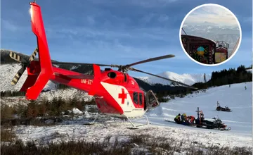 Hrôza na svahoch na Liptove aj Orave: Zrážky a ťažké zranenia, zasahovali vrtuľníky