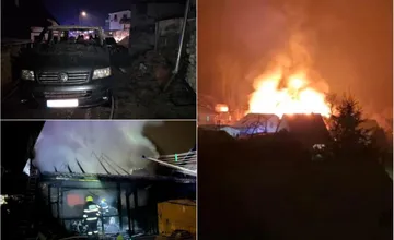 Dramatická noc v Trnovom: Výbuch plynovej fľaše, traja zranení a zhorené vozidlá