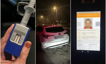Prekročená rýchlosť, kokaín a zákaz šoférovať. Vodič v Budatíne skončil v rukách polície