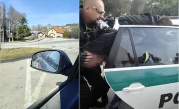 Na Orave vyčíňali agresori: Muž trhal značky vodičom z áut, ďalší napadol policajtov
