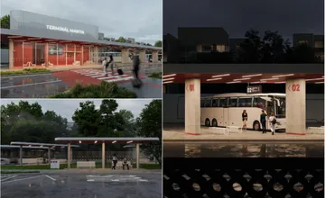 FOTO: Zanedbanú autobusovú stanicu v Martine čaká rekonštrukcia. Takto by mala vyzerať podľa víťazného návrhu