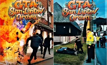 VIDEO: Zásah proti bankomatovým lupičom na Orave prerobili na GTA, vtipná paródia zabáva celý internet 